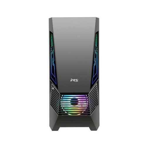 MS Számítógépház, Armor V305, ATX, Fekete - RGB