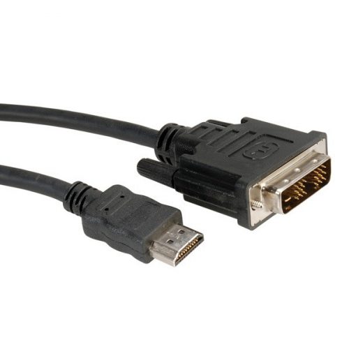 ROLINE Kábel DVI - HDMI, 2m