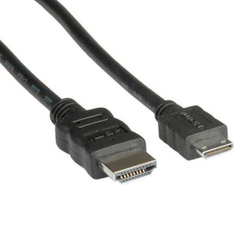 ROLINE Kábel HDMI - Mini HDMI Ethernet,   2m