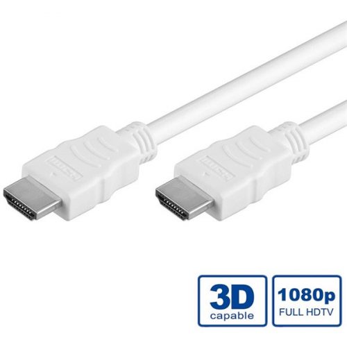 VALUE Kábel HDMI Ethernet M/M, fehér, 10m