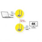 VALUE Extender HDMI Wireless, 4K, 50m, fekete