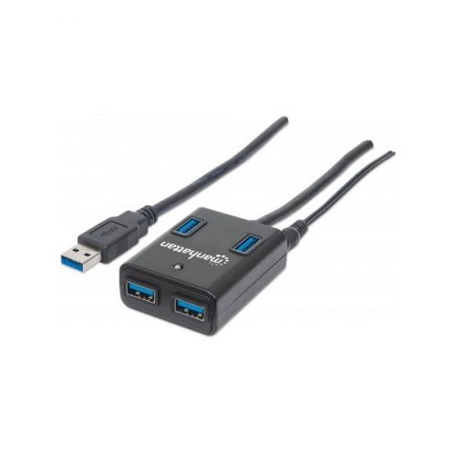 MANHATTAN USB 3.2 Gen1 HUB 4 portos aktív