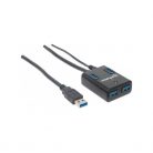 MANHATTAN USB 3.2 Gen1 HUB 4 portos aktív