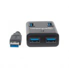 MANHATTAN USB 3.2 Gen1 HUB 4 portos aktív