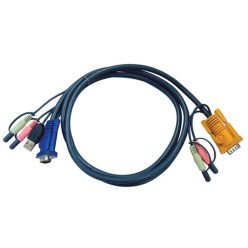 ATEN KVM Kábel USB és VGA,   1,8m