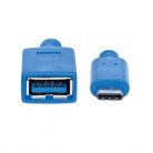 MANHATTAN adapter USB 3.2 Gen1 A - C F/M, 15cm, kék