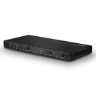 LINDY Switch HDMI 2.0 és audio, 4 port