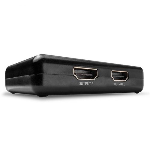 LINDY Splitter HDMI, UHD 4K, 10.2G, 2 Port, Kompakt