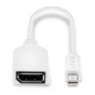 LINDY Adapter Mini DisplayPort - DisplayPort, M/F, kábeles