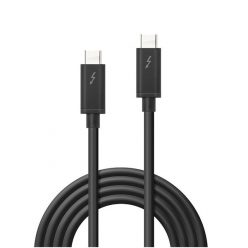   LINDY Kábel USB 3.1 Gen1 C - C, Thunderbolt 3, M/M 2m, fekete