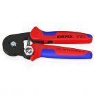 KNIPEX Ervéghüvelyező Önbeálló (krimpelő) fogó 0,08 – 16 mm2, 4/6 tüskés, 180 mm