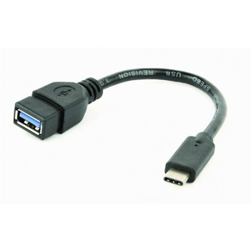 GEMBIRD Adapter USB 3.0 C - A, M/F, OTG, 0,2m, fekete