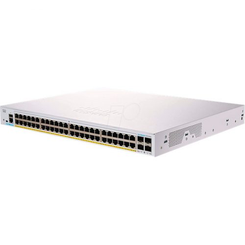 CISCO Switch 48 port, Gigabit, Smart, PoE - CBS250-48PP-4G-EU (SG250-50HP-K9-EU utódja)