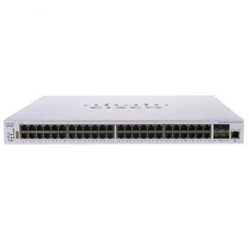 CISCO Switch 48 port, Gigabit, 2x1G SFP - CBS350-48T-4G-EU