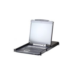 ATEN KVM Konzol LCD 19" + Switch IP, 8 port - CL5708IN