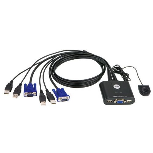 ATEN KVM Switch USB VGA, 2 port - CS22U