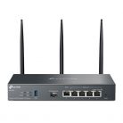 TP-LINK OMADA Vezetékes Omada AX3000 VPN Router 1xWAN(1000Mbps) + 4xLAN(1000Mbps) + 1xSFP + 1xUSB3.0, ER706W