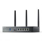 TP-LINK OMADA Vezetékes Omada AX3000 VPN Router 1xWAN(1000Mbps) + 4xLAN(1000Mbps) + 1xSFP + 1xUSB3.0, ER706W