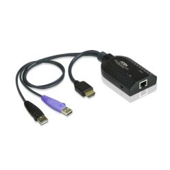   ATEN ALTUSEN KVM CPU Modul USB - KA7168 Adapter Kábel Smart Card támogatással, USB HDMI Virtual Media