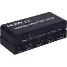 PREMIUMCORD Mátrix switch 2x2, HDMI 2.0, 3D, 4K, IR, 4K60Hz, 1080p, Távirányítóval