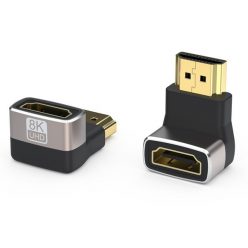 PREMIUMCORD Adapter HDMI 90°, 8K60Hz, 4K120Hz, F/M