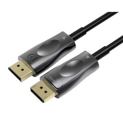   PREMIUMCORD kábel Optikai DisplayPort - DisplayPort, 8K@30Hz, v1.4, M/M, 10m, fekete