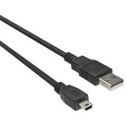   PREMIUMCORD Kábel USB 2.0 A - Mini B USB (5pin),   3m , fekete