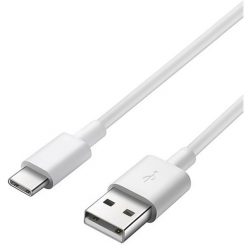   PREMIUMCORD Kábel USB 2.0, Gyorstöltés, 3A, A - C, M/M,   1m, fehér