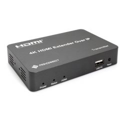   PROCONNECT Extender HDMI Over IP, Adó - Vevő, Infra, USB, 4k@30Hz, 150m-ig,