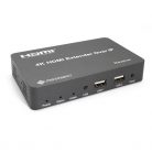 PROCONNECT Extender HDMI Over IP, Adó - Vevő, Infra, USB, 4k@30Hz, 150m-ig,