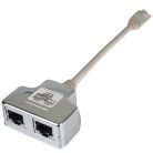 PREMIUMCORD Moduláris RJ45 elosztó 2 port 10/100Base T