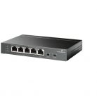 TP-LINK PoE Switch 5x1000Mbps(1xPOE++/4xPOE+) Fémházas, TL-SG1005P-PD