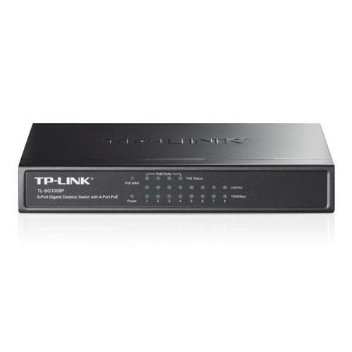 TP-LINK PoE Switch Gigabit TL-SG1008P 8 port