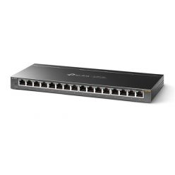   TP-LINK Switch 16x1000Mbps Fémházas Dekstop switch, Easy Smart, TL-SG116E