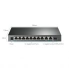 TP-LINK Switch 9x1000Mbps (8xPOE+) + 1xGigabit kombó SFP, Easy Smart, TL-SG1210MPE