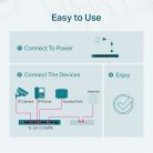 TP-LINK Switch 9x1000Mbps (8xPOE+) + 1xGigabit kombó SFP, Easy Smart, TL-SG1210MPE