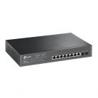 TP-LINK OMADA Switch 8x1000Mbps (8xPOE+) + 2 SFP, Menedzselhető, TL-SG2210MP