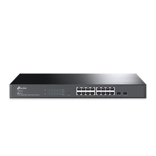 TP-LINK OMADA Switch 16x1000Mbps + 2xGigabit SFP, Menedzselhető, TL-SG2218