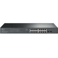   TP-LINK OMADA Switch 16x1000Mbps (16xPOE+) + 2 SFP, Menedzselhető, TL-SG2218P