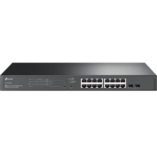 TP-LINK OMADA Switch 16x1000Mbps (16xPOE+) + 2 SFP, Menedzselhető, TL-SG2218P