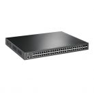 TP-LINK OMADA Switch 52x  Gigabit L2+ Menedzselhető, 48 port PoE+ TL-SG3452P