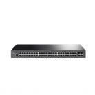 TP-LINK OMADA Switch 48x1000Mbps, 4x10Gigabit SFP,  Menedzselhető, TL-SG3452X