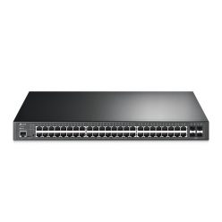   TP-LINK OMADA Switch 48x1000Mbps PoE+, 4x10Gigabit SFP,  Menedzselhető, TL-SG3452XP