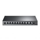 TP-LINK Switch 8x100Mbps (8xPOE+) + 2x1000Mbps + 1xGigabit SFP, TL-SL1311MP