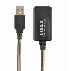 GEMBIRD Kábel USB 2.0 Aktív hosszabbító, 10m