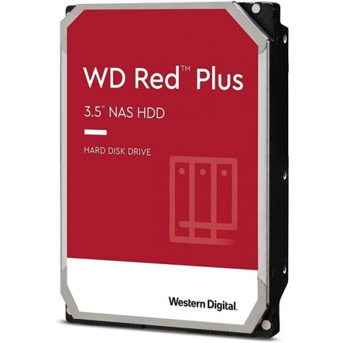 WD HDD SATA3 3,5" Red Plus  2TB (2000GB) 64MB 5400rpm