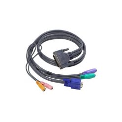 ATEN KVM Kábel PS/2 és VGA,   1,1m - 2L-1701S