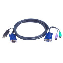 ATEN KVM Kábel PS/2 - USB,   1,8m - 2L-5502UP