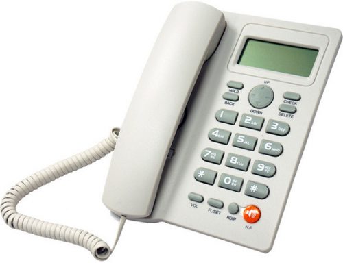 EXCELLTEL PH-208 fehér vezetékes telefon