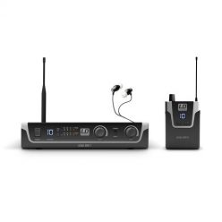   LD Systems U305 IEM HP - In-Ear fülmonitor készlet fülhallgatóval 12 sáv, monó/sztereó üzemmód